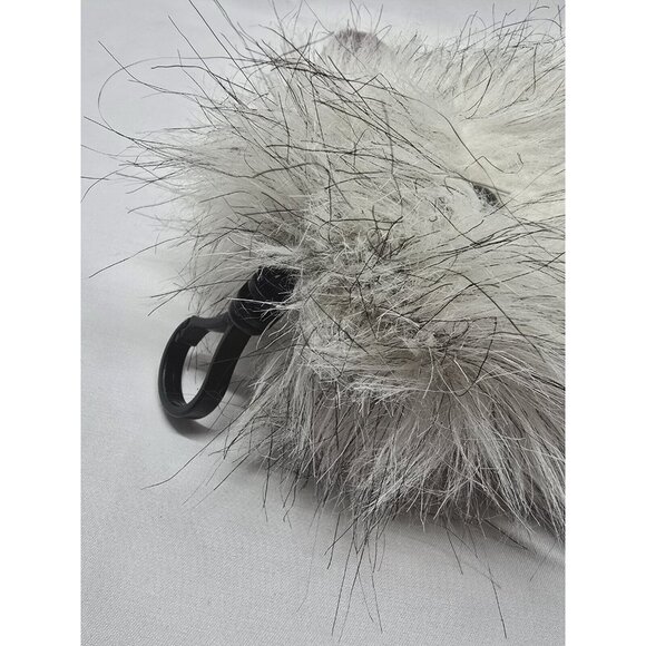 Scentsy Buddy Clip Keychain Plush Furry Grey Monster Stuffed Animal- Retired - Picture 2 of 7